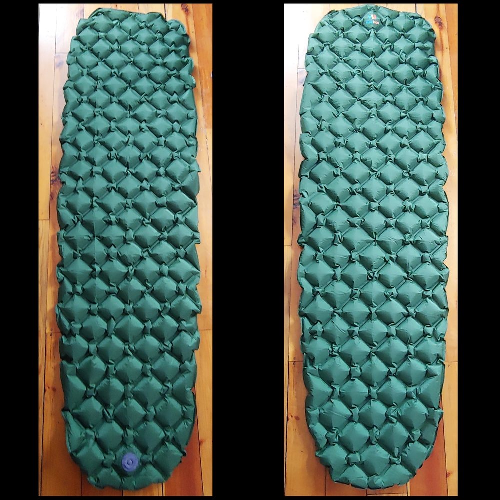 Green Inflatable Sleeping Pad